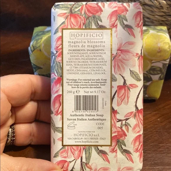 Yellow and Pink Hand Soap Set w/ Citrus and Floral Scents - Picture 3 of 4